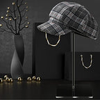 Yookeer 2 Set 14 Inch Clear Acrylic Hat Stands and Wig Display Rack Stands for Multiple Hats Display Tabletop Baseball Caps Watch Tabletop (Square Bottom) - color: 14 Inch in Height, style: Square Bottom