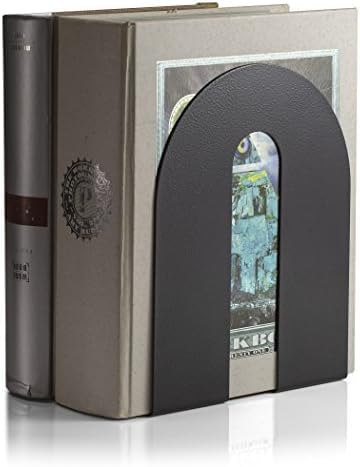 Officemate Bookends, Heavy Weighted 10-inch Steel, Black (93182) (Pack of 6) - size: Letter (Pack of 6)