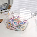 FABROK Large Rotating Hair Accessories Organizer for Girls, Clear Hair Product Holder for Women Headbands, Scrunchies, Clip, Ties, Brushes, Plastic Vanity Storage Box for Jewelry and Makeup - size: 1-Layer