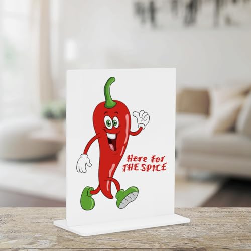 Funny Office Home Decor - Unique Acrylic Tabletop Decor for Living Room, Dining Space & Workspace, Stylish & Durable, 4 × 4.7 Inches