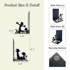 C&H Decorative Bookends – Modern Kids Book Stopper for Shelves, Home Decor, Collectible Merchandise
