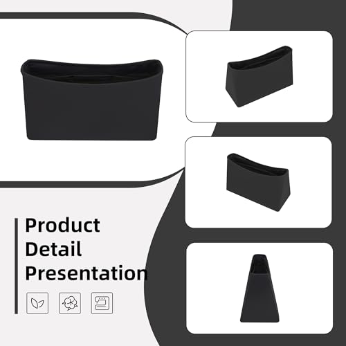 DGAZ Silk Purse Organizer Insert For GYARD Hobo Bags,Silky Smooth Bag Organizer，Luxury Handbag & Tote Shaper(Black) - color: Black