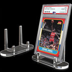 tutata Acrylic Trading Card Display Stand, 10 Pack Clear Card Stands, Card Stands for Sports Cards, Sports Card Holder, PSA Graded Card Display