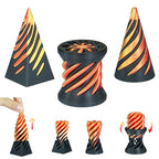 3PCS Impossible Cone,3D Printed Spiral Cone Fidget Toys,Impossible Pyramid Passthrough Sculpture,Stress Relieving Toys for Adults and Kids,Stocking Filler White Elephant Gifts(Black Gold) - color: Black Gold
