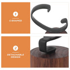Watch Display Stand Show Rack Wrist Watch Holder Wrist Watch Display Holder Wrist Watch Displaying Holder Watch Stand Men and Women Black Walnut Storage Rack Wood, 10.50X4.80X4.80CM - color: Multi, size: 10.50X4.80X4.80CM