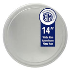 American Metalcraft, inc. TP14 Wide-Rim Pan - size: 14 inches