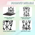 Peacoblue Metal Bookends for Shelves, Modern Decorative Heavy Duty Study Book Support Stoppers for Office, Desk, Shelf, Room 5.3"x4.3"x7.9" Cast Iron Tall Bookends, 1 Pair (European Style Pattern) - style: European style Pattern