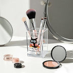 It's Fine I'm Fine Acrylic Cosmetic Pencil Pen Holder Cup, Funny Black Cat Pen Holder Cup, Cat Lover Gift for Women Men, Office Sarcastic Gifts for Women Men Colleague Boss - style: It's Fine