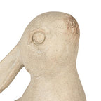Creative Co-Op Decorative Resin Rabbit Bookends, Grey - color: Grey Wash