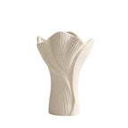 White Ceramic Vase – Nordic Minimalist Unglazed Stoneware Flower Vessel, Living-Room Centerpiece, Boho-Soft Furnishing Accent (08 Models (Small)) - color: 08 Models (Small)
