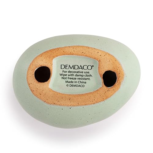 DEMDACO Inspired Everyday Collection Inspired Puppy Dog Paw Print Sage Green 4.5 x 3 Stoneware Decorative Garden Stepping Stone Patio Walkway Sculpture Yard Art - style: Inspired Stone - Paw Prints