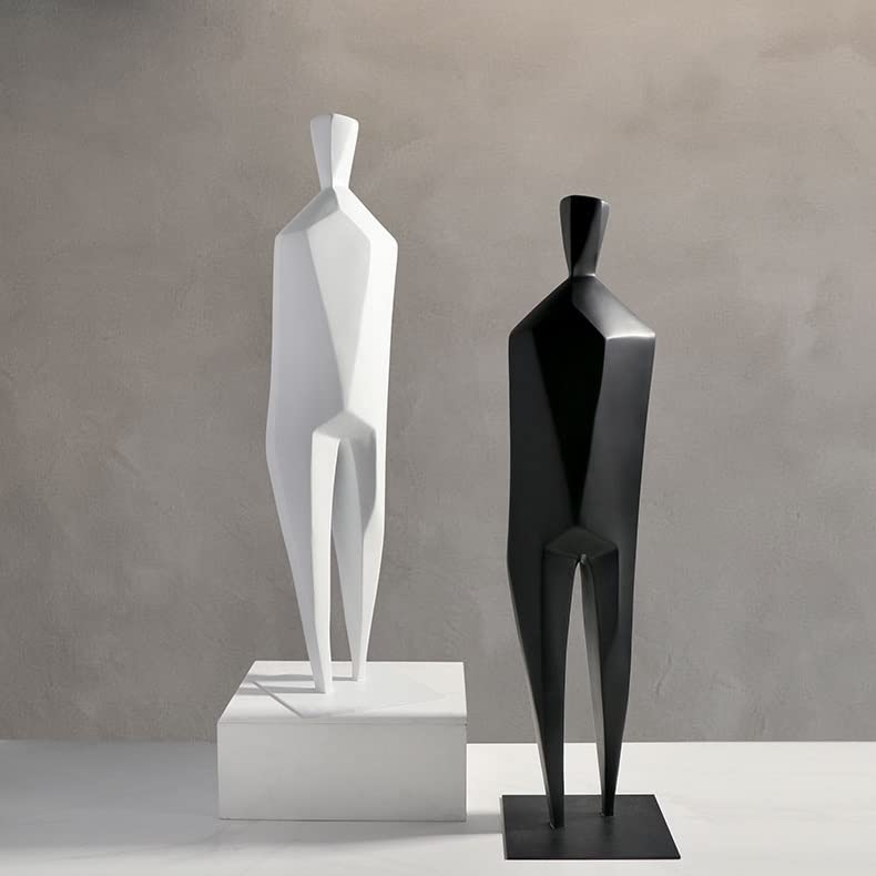 TOMYEUS Home Décor Simple Modern Style Abstract Figure Sculpture Decoration Hotel Office Living Room Porch Home Art Decoration Decoration Art Decorative (Color : B) - color: B
