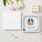 Crisky Best Friend Birthday Gifts for Women, Friendship Gifts for Women, Trinket Ring Dish Jewelry Tray for Friend Her Sisters Besties Long Distance Graduation Gift Ideas, Square - style: Friend - Friendship is Endless