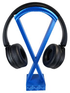 Minimalist Headphone Stand (Shiny Blue) - color: Shiny Blue