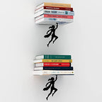 Artori Design Floating Bookshelf for Kids, Invisible Metal Book Shelf, Wall Decore Book Lovers Bookshelf (2 x Wondershelf) - size: 2 x Wondershelf