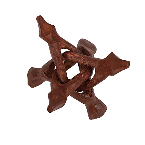 Indian Consigners Cobra Wooden Tripod Stand (Stained (Reddish Brown), 4 Inches) - color: Stained (Reddish Brown), size: 4 Inches