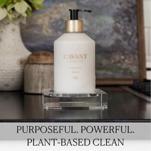 L'AVANT Collective Decorative Lucite Tray Small | Clear Acrylic Soap Tray for Bathroom Vanity & Kitchen Sink, Minimalist Display Organizer | Holds 1 Bottle | 4 x 4 x 1 in - size: Small (Lucite) - 4.2 x 4.2 x 1 inches