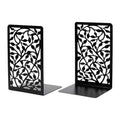 Tree Design Modern Bookends for Shelves, Metal Bookend Decorative Bookends Tree Bookends Supports, Unique Black Book Stoppers Black Non-Skid Book Stopper for Home Office School