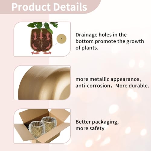 NUPTIO Small Gold Vases for Centerpieces: 2 Pcs 3.94 inch Flower Trumpet Vase Vintage Compote Vase Metal Urn Planter Plant Pots Flowers Bowls Pedestal for Wedding Party Table Centerpiece Decorations - color: Style 1#, size: 3.9in Tall-2pcs