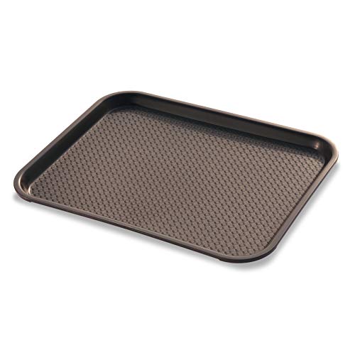 New Star Foodservice Fast Food Tray, Set of 12 (Brown, 14 by 18-Inch) - color: Brown, size: 14 by 18-Inch