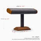 Solid Wood T-Bar Watch Display Stand Jewelry Display Props Jewelry Organizer Holder for Watch Bracelet - color: GREY T SHAPE DISPLAY