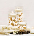 Vase Pearlfection 75 Floating Gold Pearls- Large Sizes- Fills 1 Gallon for Your Vases - color: Gold, size: 1 Pk
