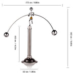 Sunnytech Steel Balance Toy Weightlifter Kinetic Art Balance Toy Balancing Decompressive Science Psychology Home Offic Decor Desk Decor WJ049 - style: WJ049