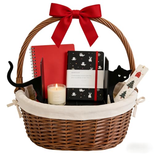 Cute Cat Book Ends Cat Bookends for Shelves, Home Office Desk Gift for Cat Lovers and Reading Enthusiasts - color: Black