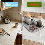 Silicone Toaster Countertop Mat for Kitchen, Crumb Tray for Under Toaster, Catch Crumbs & Spills Protect Countertops, Easy to Clean (Gray) - color: Gray