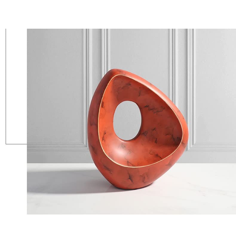 Statue Decorations Modern Minimalist Style Creative Art Geometric Ceramic Ornaments Hotel Office Study Living Room Home Decorations Home Decor Object
