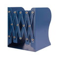 Aobopar Metal Bookends - Heavy Duty Book Holders for Shelves, Suitable for Office, Home and School Use (Dark Blue) - color: Dark Blue