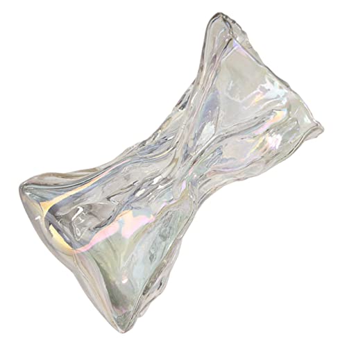 Alipis Glass Floral Vase Abstract Art Large Size Home Decor Centerpiece for Table