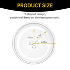 12" Microwave Glass Turntable Plate, 12" / 30.5cm Microwave Tray Replacement Glass Plate, Glass Tray Replacement for LG, GE, Magic Chef, Hotpoint, Panasonic, Kenmore, etc - size: 12"