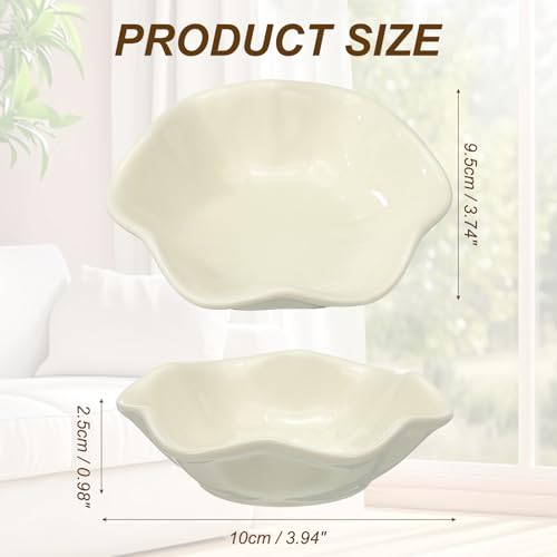 uxcell Candle Holder Plates, 4 Inch Ceramic Candle Tray Tealight Incense Holder Dish Candlestick for Tea Light Aromatherapy Wedding Rustic Vintage Home Decor, Lotus Leaf Clear Yellow - color: Clear Yellow