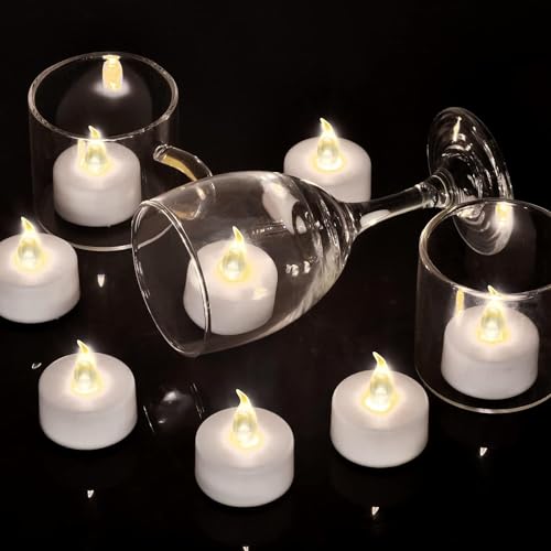 Hanzim LED Tea Light Candles with Remote Control,Flickering Flameless Candle,Long Lasting 400+Hours,Battery Operated,with Timer for Home Decoration Seasonal &Festival Celebration WarmWhite (12pcs) - color: Remote-warm white, size: 12pack