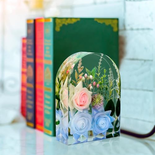 YOILES Resin Molds Silicone,Epoxy Resin Casting Craft Mold for Flower Preservation Bookends DIY Art (Arch)