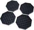 6" Octagon Coffee Drip Tray Catcher for Countertop - for Beverage & Drink Dispenser Bar by kitchentoolz - Pack of 4