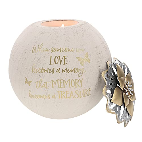 Pavilion - When Someone We Love Becomes A Memory, That Memory Becomes A Treasure - Round 5 Inch Tealight Candle Holder