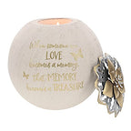 Pavilion - When Someone We Love Becomes A Memory, That Memory Becomes A Treasure - Round 5 Inch Tealight Candle Holder