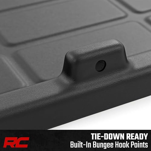Rough Country Slide-Out Truck Bed Cargo Tray - Long Bed Organizer for 5'7"+ Beds, Heavy-Duty Polyethylene, UV-Protected, Easy Tailgate Access