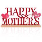 COCHIE Metal Happy Mother's Day Sign, Mothers Day Decorations for Home, Shelf, Mantel, Indoor, Mothers Day Gifts for Mom from Daughter Son, Mother Day Table Top Party Decoration (Mother's Day) - style: Mother's Day
