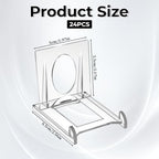 24pcs Acrylic Book Stands for Display Adjustable Book Display Stand Clear Acrylic Handbag Stand Holder for Wallet Purse Bag Small Easel Jewelry Displays Organizer for Party Wedding Home Decor Birthday
