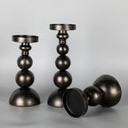 Candle Holders – Set of 3 Candlestick Holders, Luxury Wedding Gift & Modern Table Display