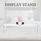 iplusmile Clear Acrylic Jewelry Stand 7.87X3.14X1.96In Single-Tier Display Organizer for Bracelets Watches and Accessories Compact Home Decor Display Shelf Riser