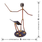 Musical Director Handmade Metal Figurine by Rock Creek Metal Craft - Hand Welded Metal Art & Recycled Metal Sculptures - Unique Desk Accessories, Medical Office Decor, & Musical Director Gifts - style: Musical Director