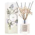 Airkeep Reed Diffuser Set,3.38 fl oz (100 ml) - Clean Linen Oil Diffusers with 8 Reed Sticks,Home Fragrance Reed Diffuser for Bathroom Shelf Decor - size: Real Flower/3.38Ounce/1pack