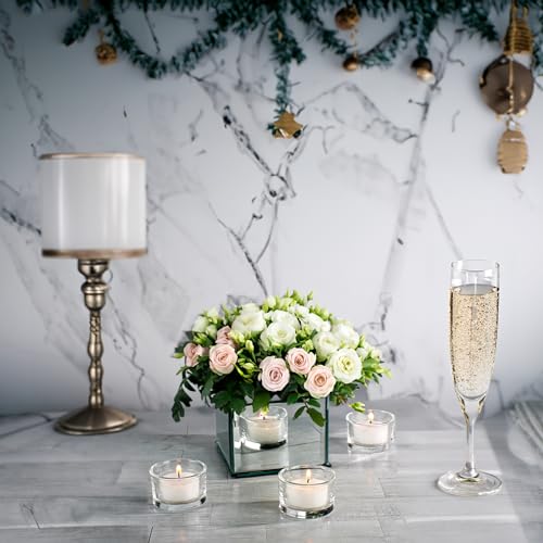 WGV Tea Light Votive Candle Holder 2x1.2 H, Clear Stubby Utility Cylinder Glass, Small Home Accent Decor, 1 Pc - color: Clear-stubby-2"