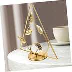 Luxury Leaf Ornament Ginkgo Leaf Decor Metal Statue Beautiful Home Decor
