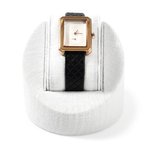 Linen Single Watch Stand Display Jewelry Watch Showcase Display Stand - color: Linen