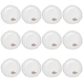 Shappy 12 Pcs Ceramic Jewelry Tray 4.5 in Ring Dish Bulk Decorative Trinket Dish for Bridal Christmas Birthdays Gifts - style: Round